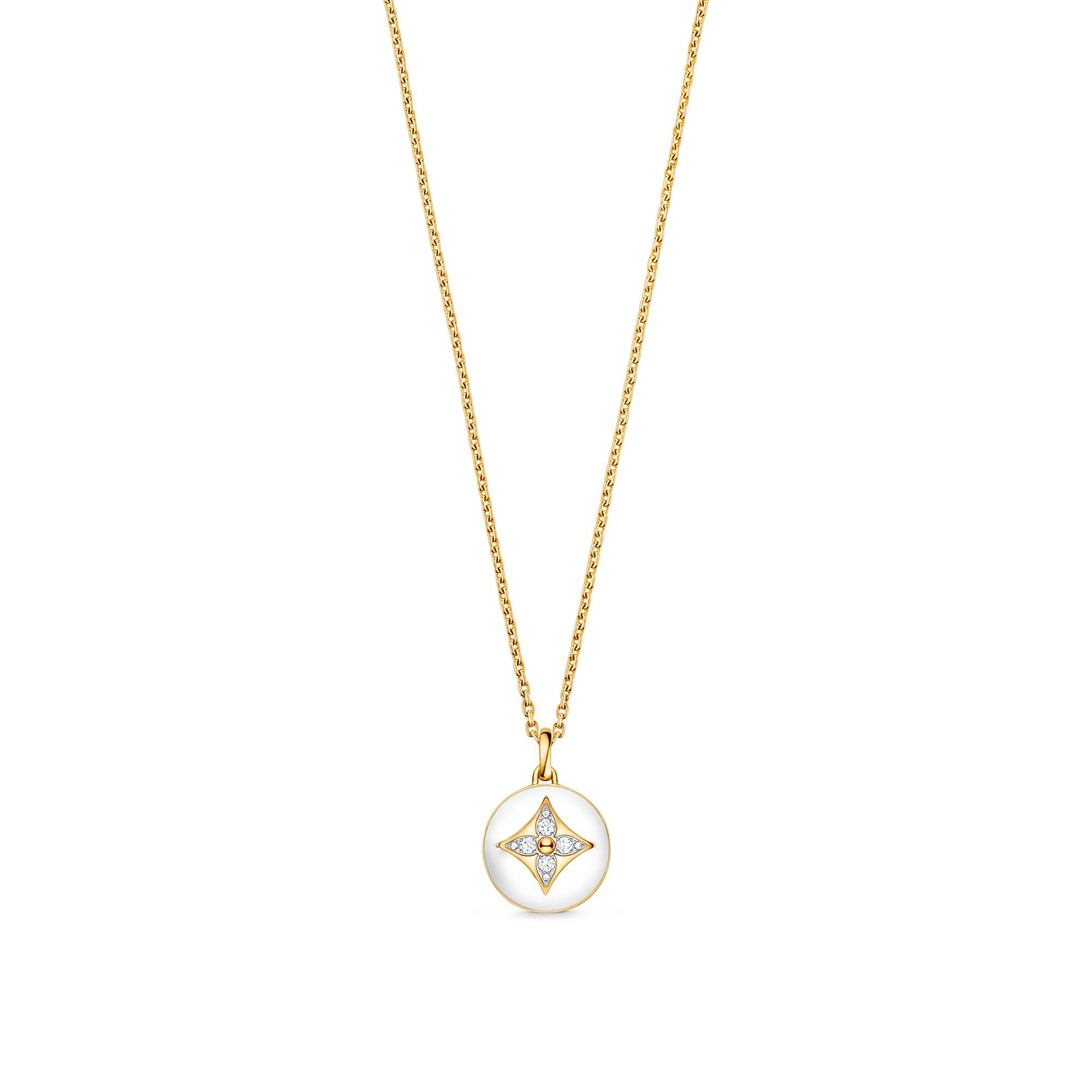 louis vuitton medallion necklace