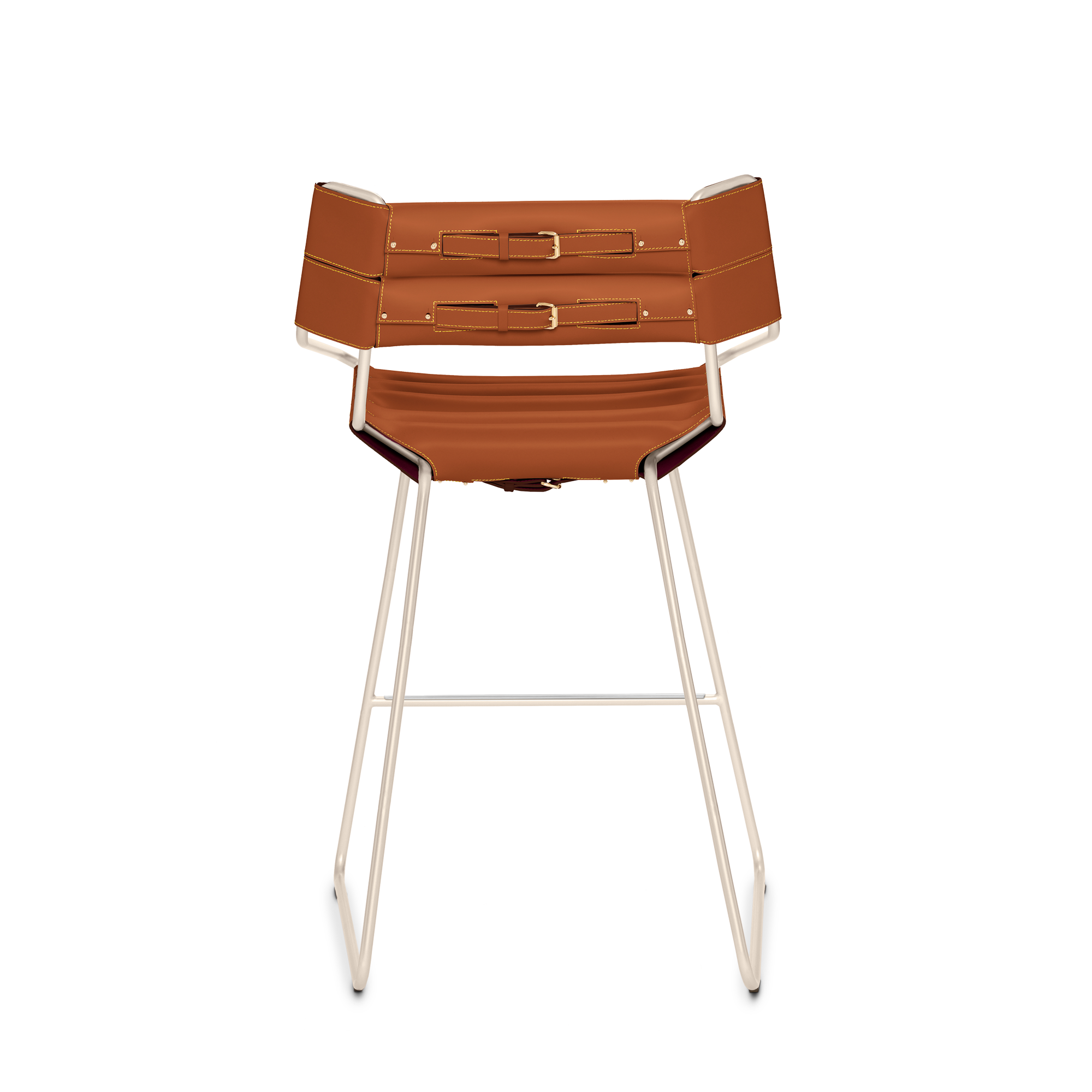 Belt Bar Stool By Atelier Oi  in Trunks, Travel and Home