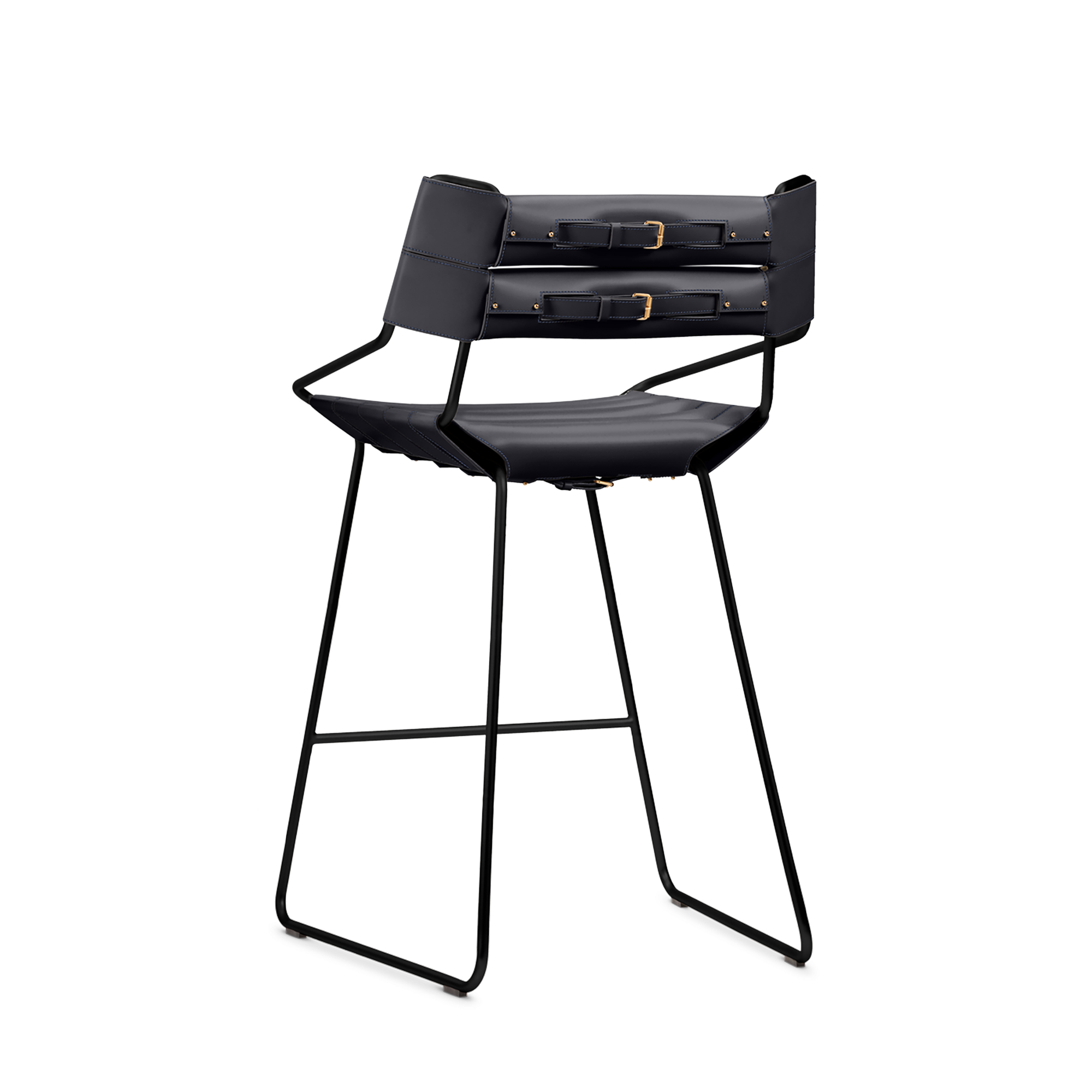 Belt Bar Stool By Atelier Oi  in Trunks, Travel and Home