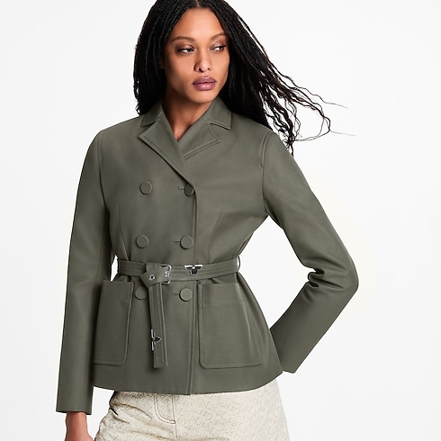Belted Double-Breasted Jacket in Women's Ready to Wear Coats and Jackets collections by Louis Vuitton (Product zoom)