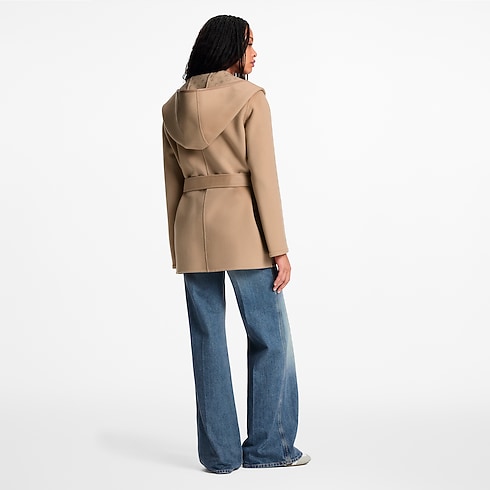 Belted Short Wrap Pea Coat in Women's Ready to Wear Coats and Jackets collections by Louis Vuitton (Product zoom)