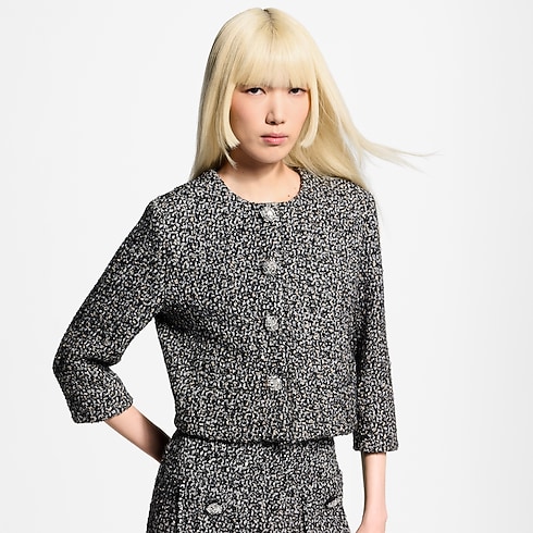 Bijoux Button Glitter Tweed Jacket in Women's Ready-to-Wear Coats and Jackets collections by Louis Vuitton (Product zoom)