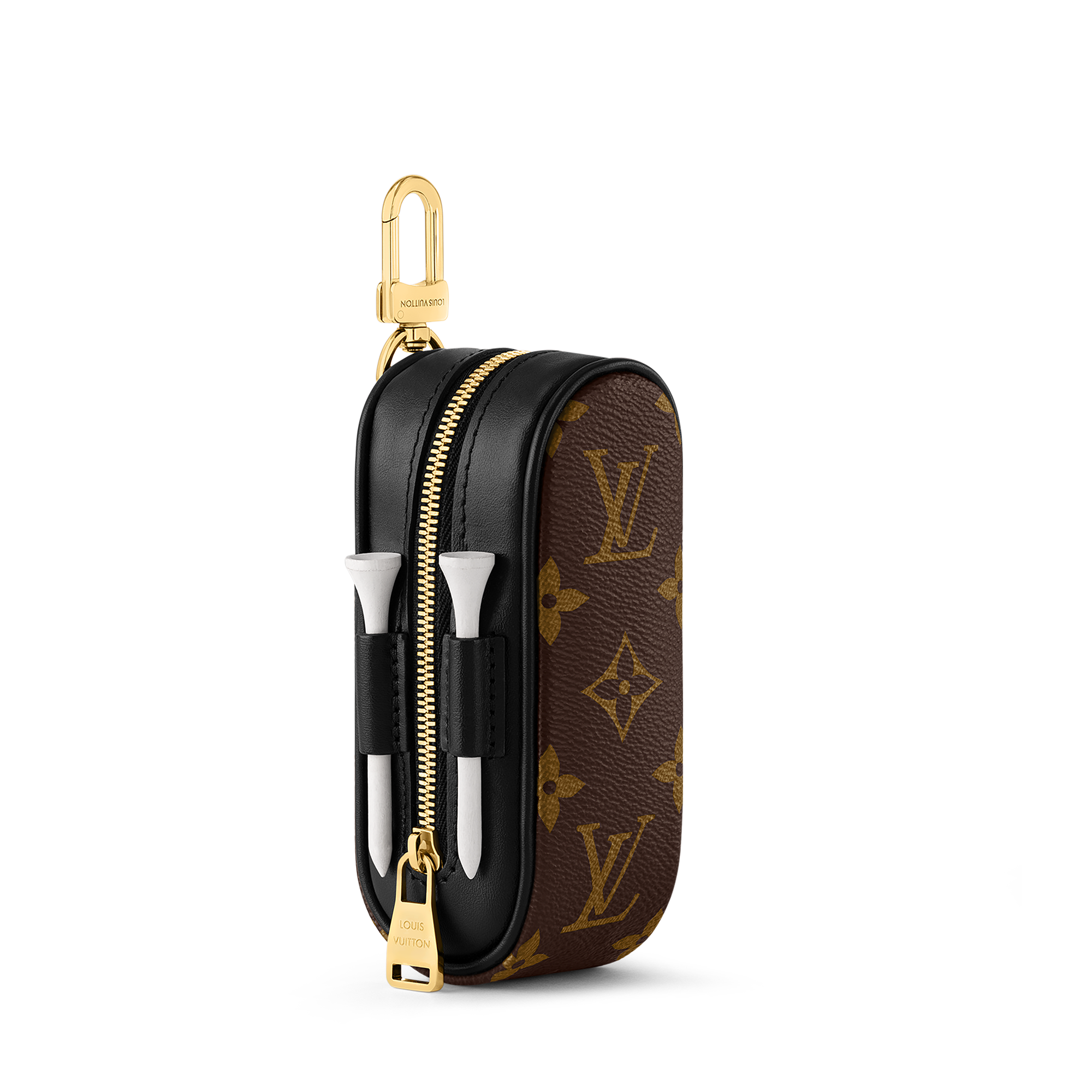 Black Monogram Andrews Golf Kit Monogram Canvas in Trunks, Travel and Home