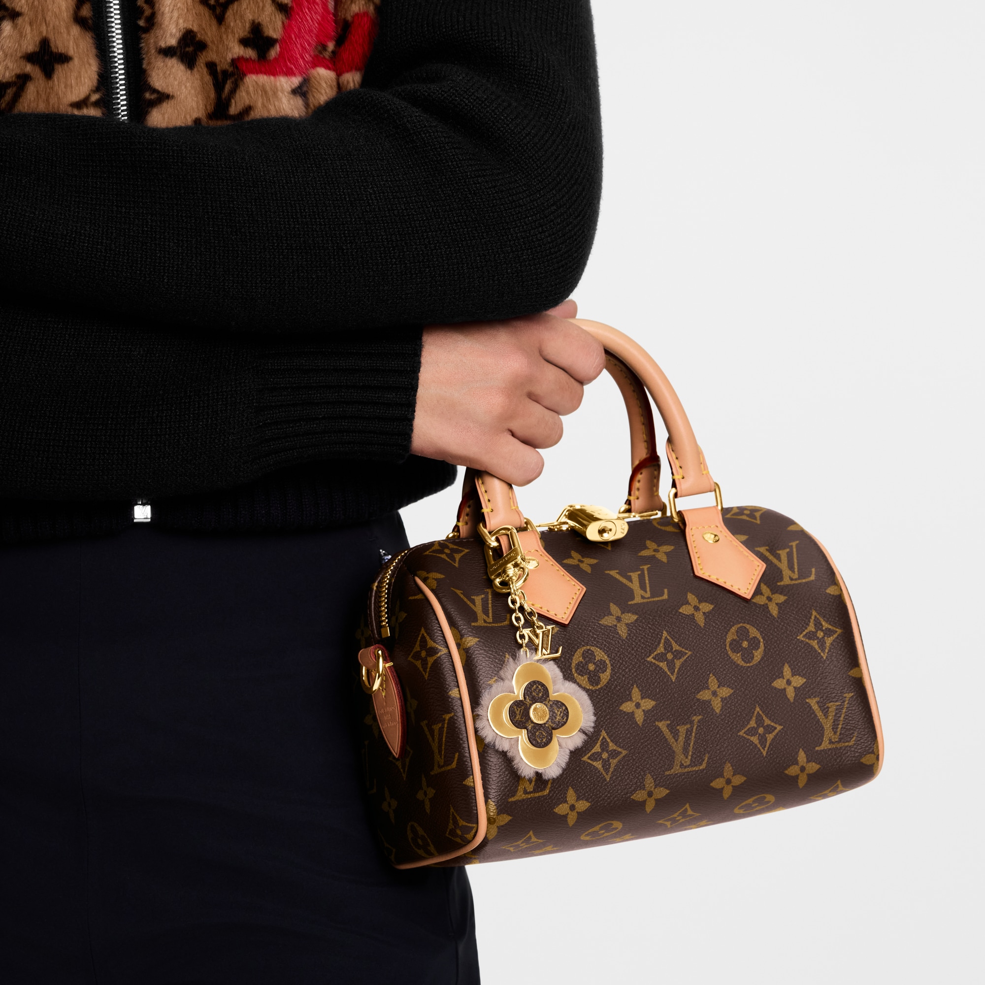 Blooming Flowers Bag Charm S00 in Women