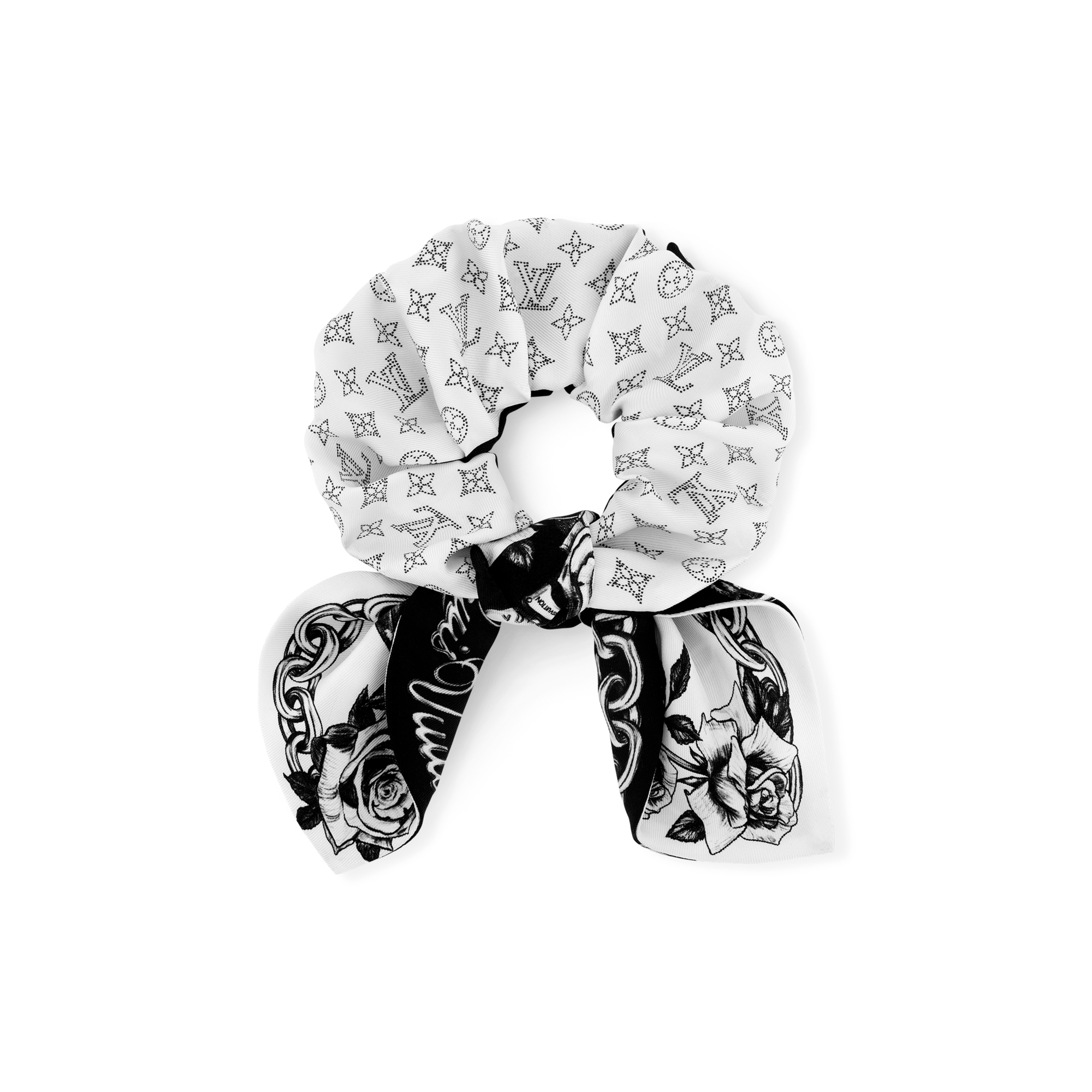 Blooming Monogram Scrunchy S00 in Women