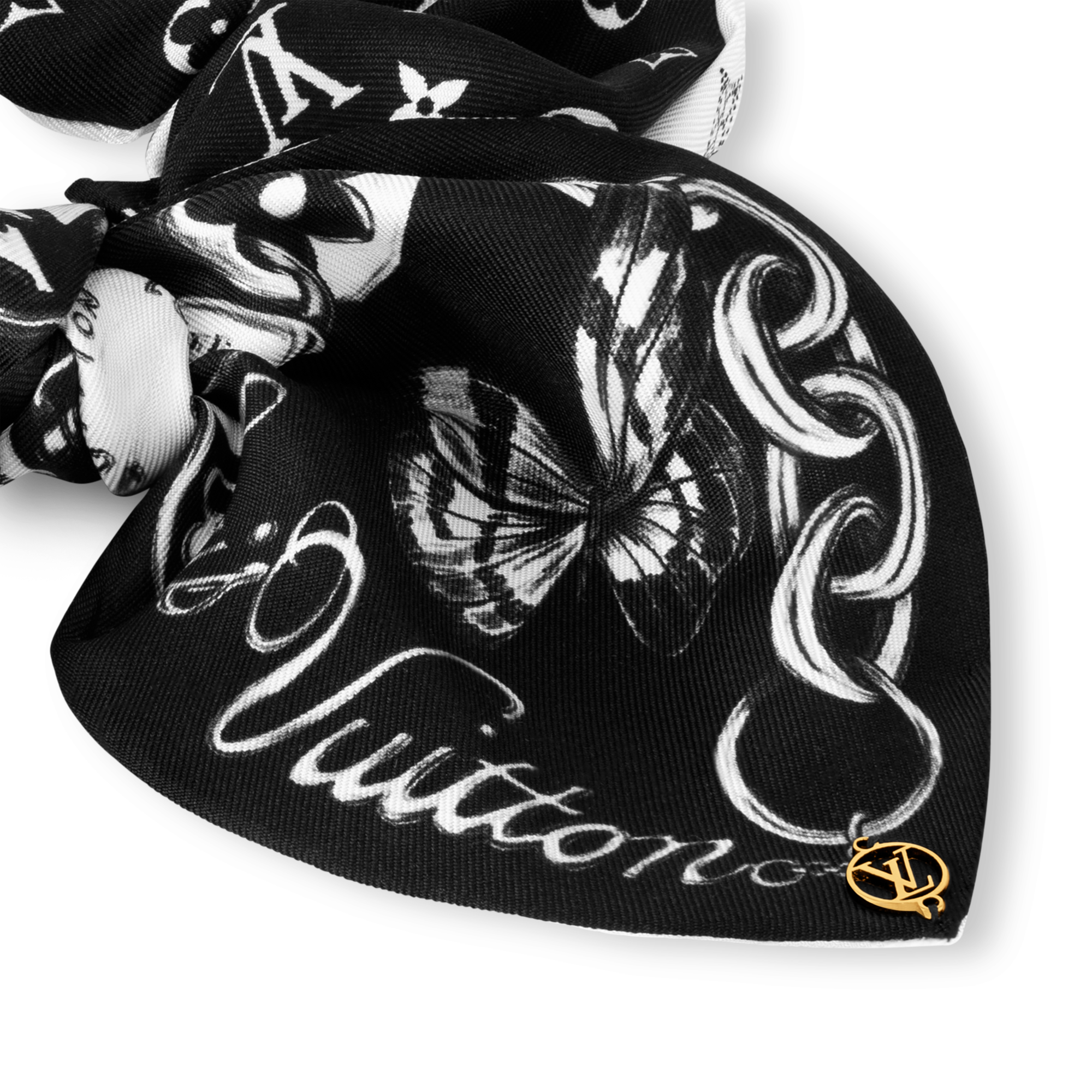 Blooming Monogram Scrunchy S00 in Women