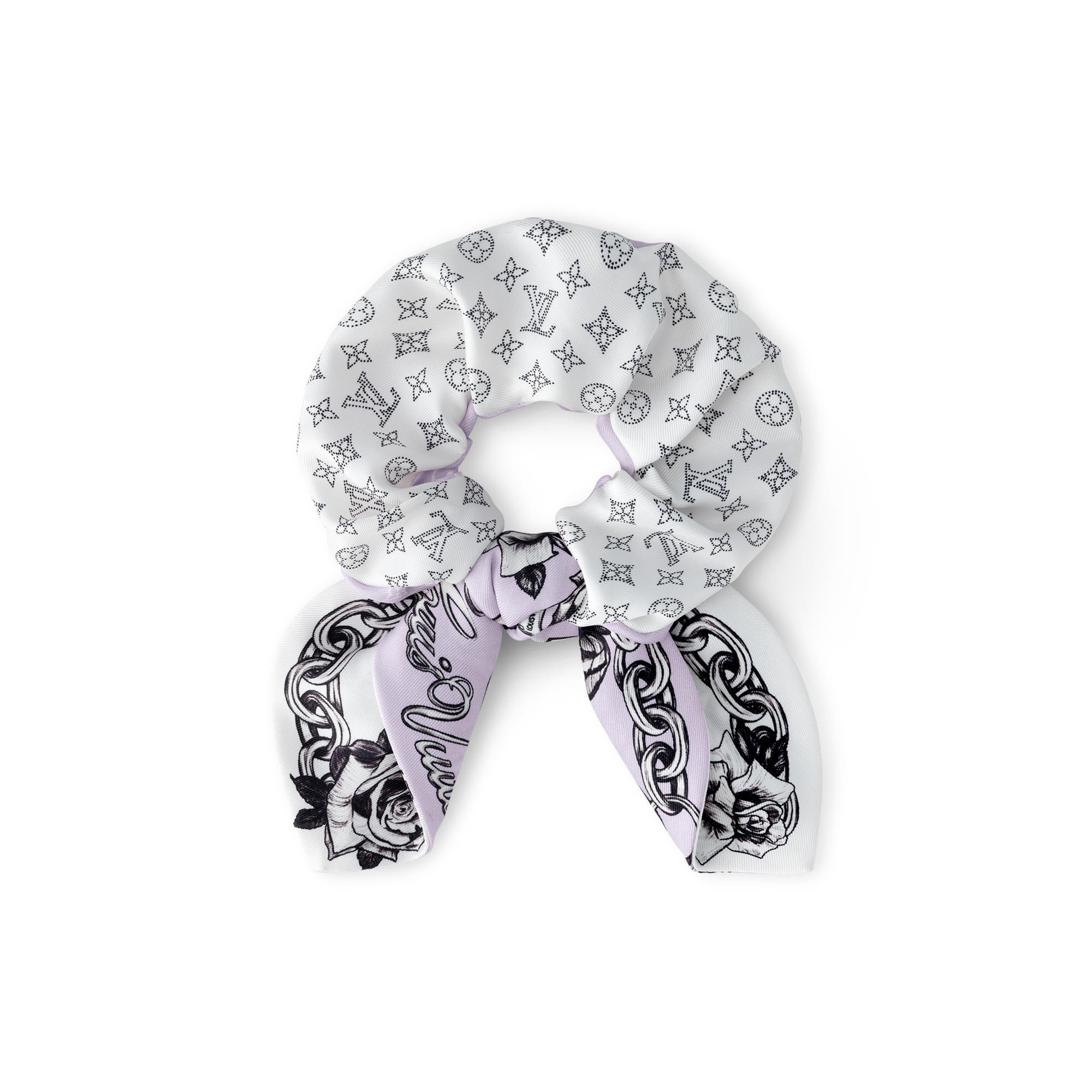 Blooming Monogram Scrunchy S00 in Women