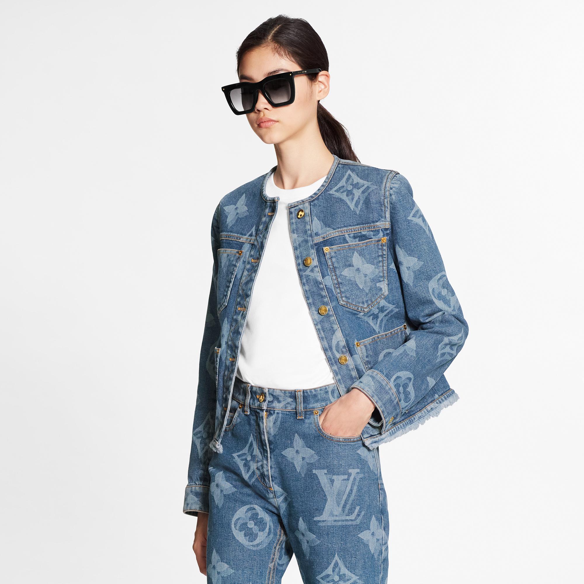 louis vuitton denim jacket womens