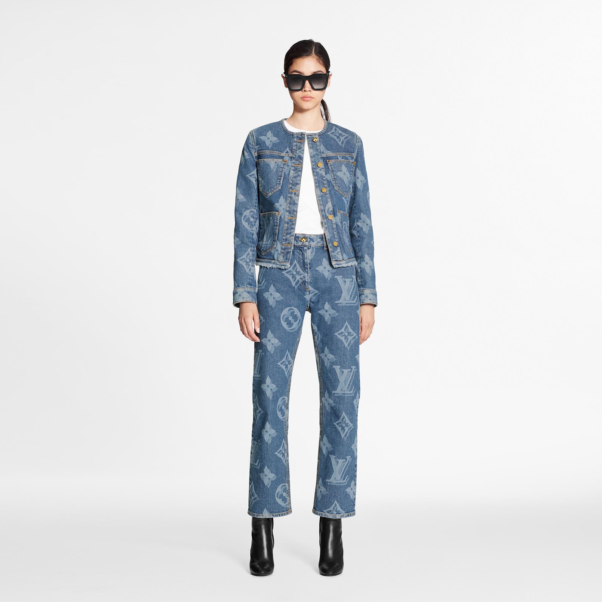 louis vuitton denim jacket womens