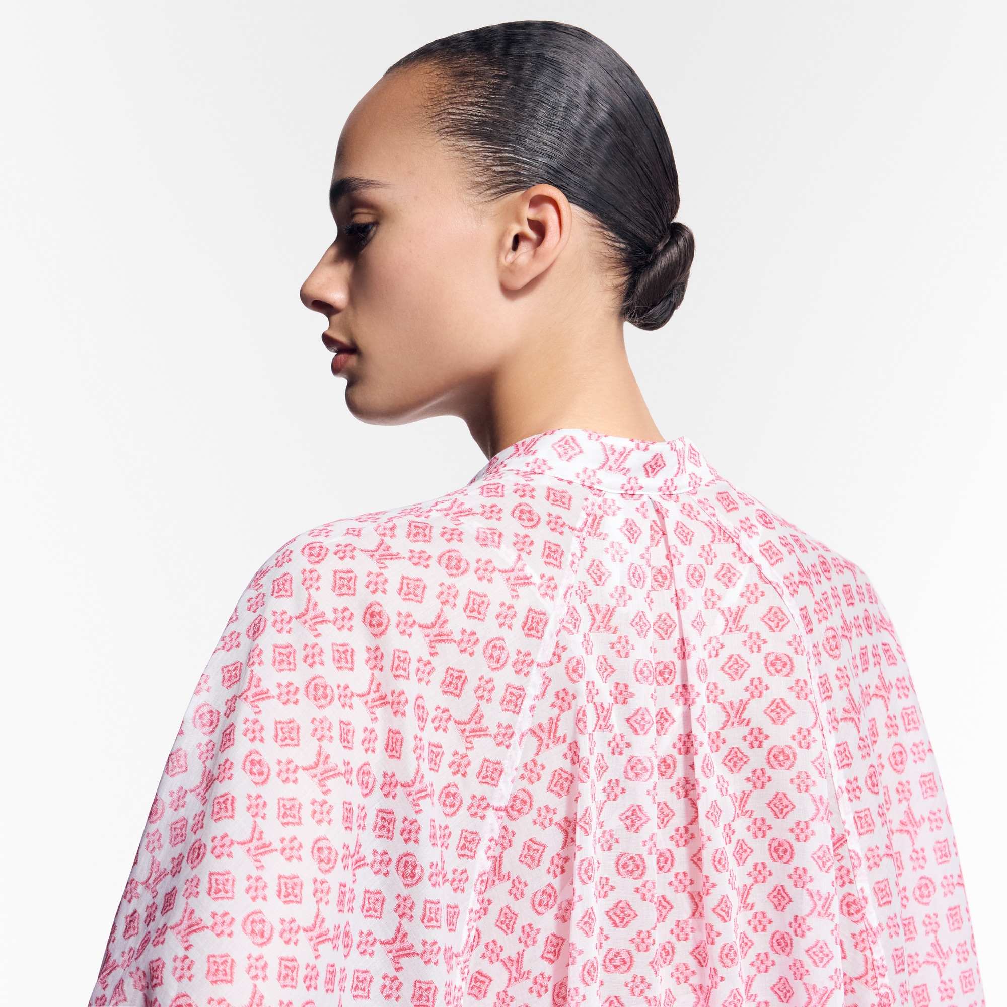 Blurry Monogram Batwing Dress  in Women