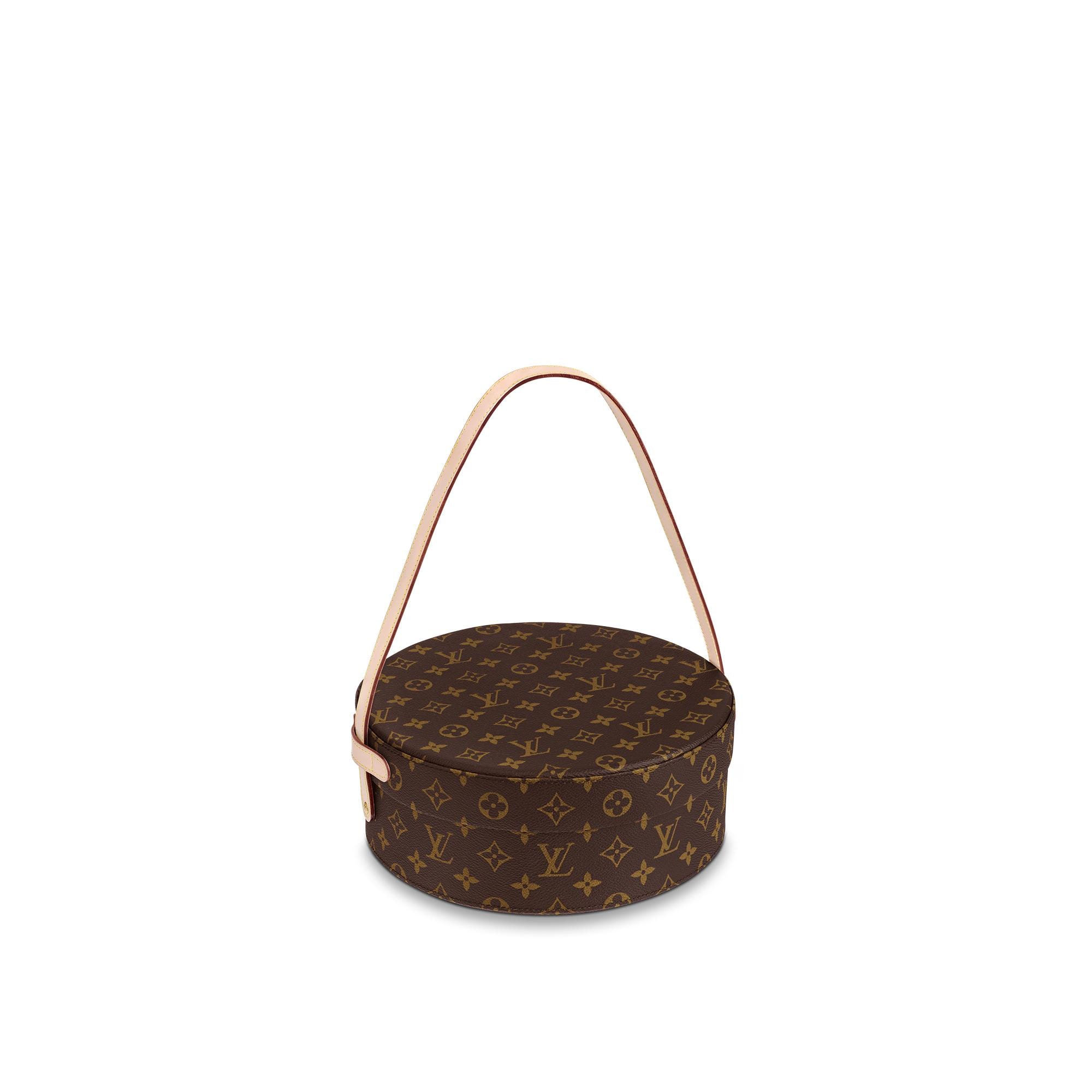 Boîte Thé Ronde Monogram Canvas in Les Extraordinaires