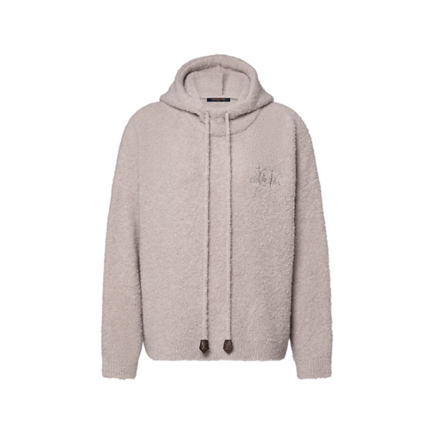 Bouclé Cashmere Hoodie in Women's Ready-to-Wear Tops and Shirts collections by Louis Vuitton (Product zoom)