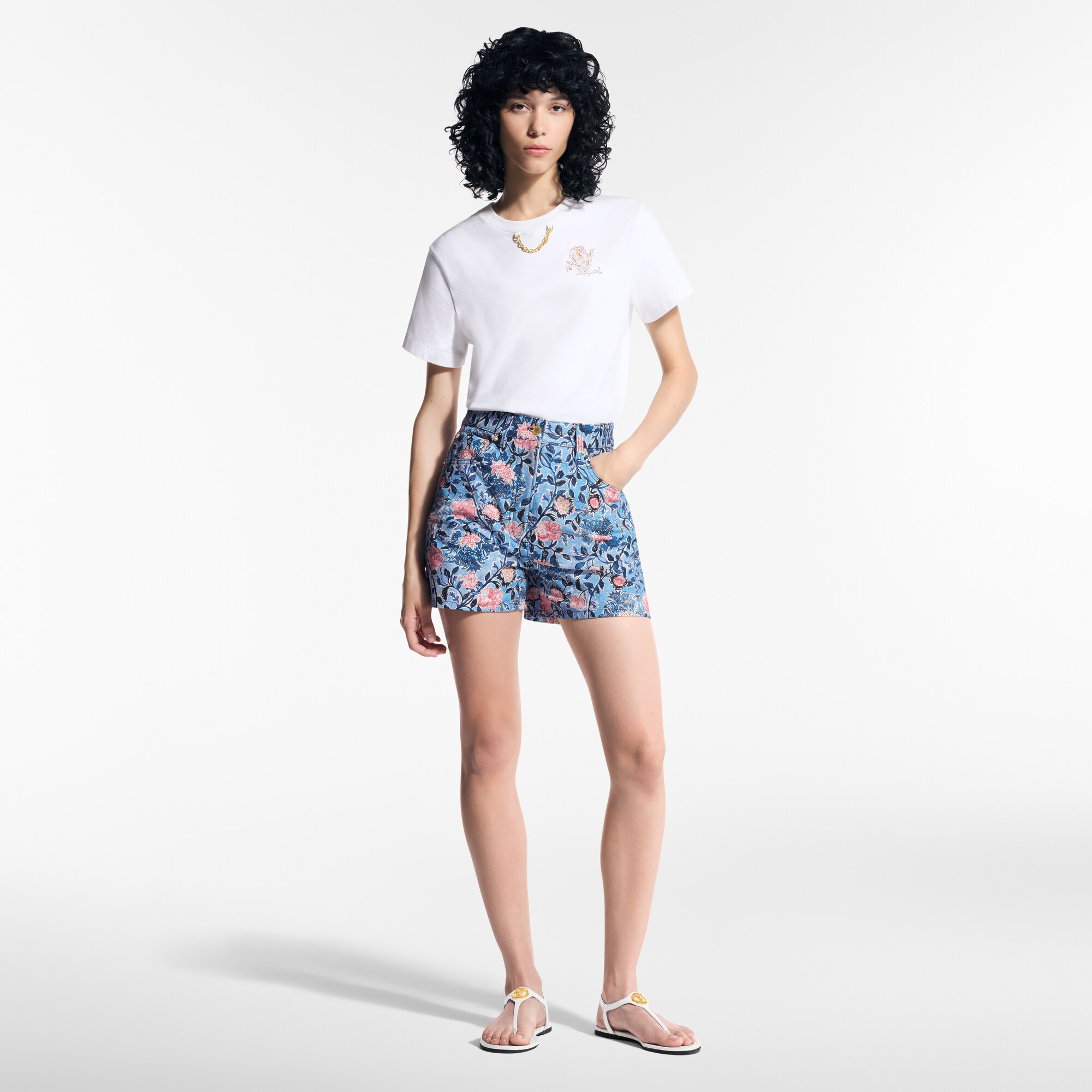 Broderie LV T-Shirt   in Women