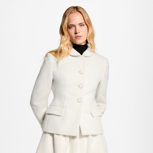 Brushed Fitted Jacket in Women's Ready-to-Wear Coats and Jackets collections by Louis Vuitton (Product zoom)