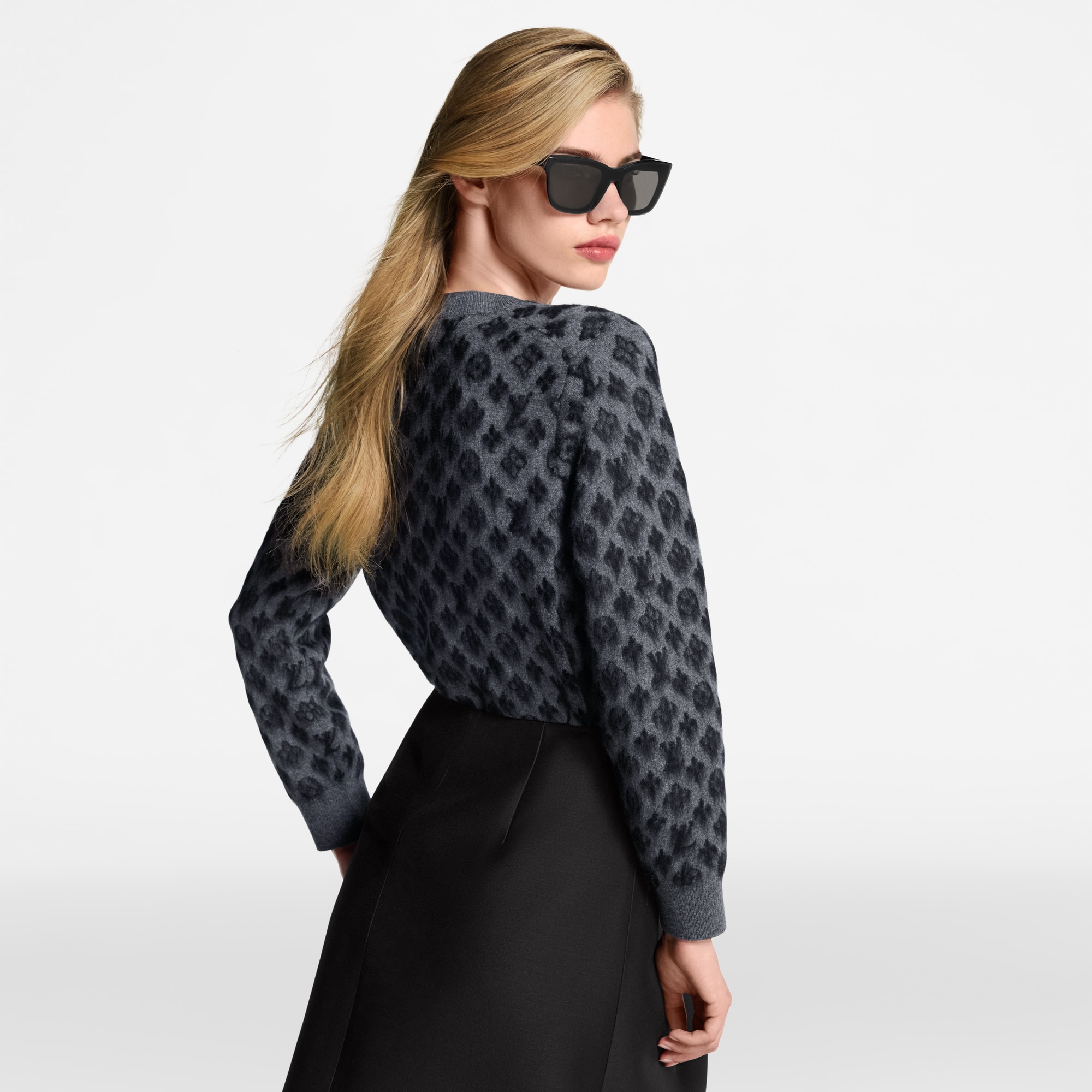 Brushed Monogram Pullover  in Women