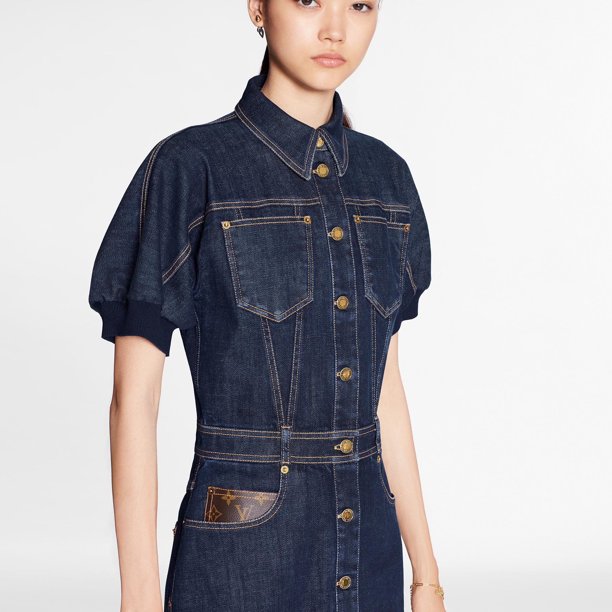 Louis vuitton denim dress Clearance