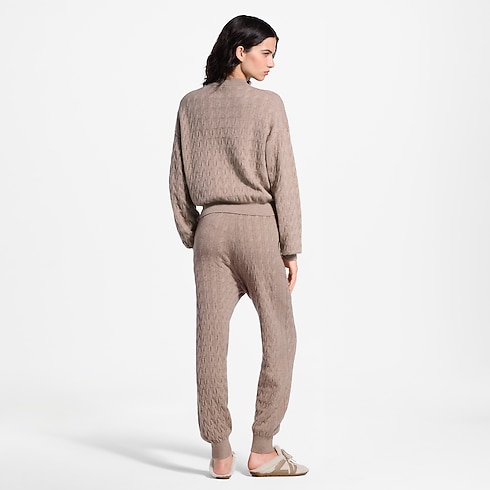 Cable Knit Jogging Pants in Women's Ready-to-Wear Knitwear collections by Louis Vuitton (Product zoom)