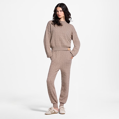 Cable Knit Jogging Pants in Women's Ready-to-Wear Knitwear collections by Louis Vuitton (Product zoom)