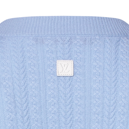 Cable Knit Wool-Cashmere Crewneck in Men's Ready-to-Wear All Ready-to-Wear collections by Louis Vuitton (Product zoom)
