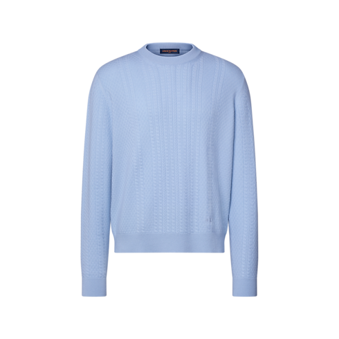 Cable Knit Wool-Cashmere Crewneck in Men's Ready-to-Wear All Ready-to-Wear collections by Louis Vuitton (Product zoom)