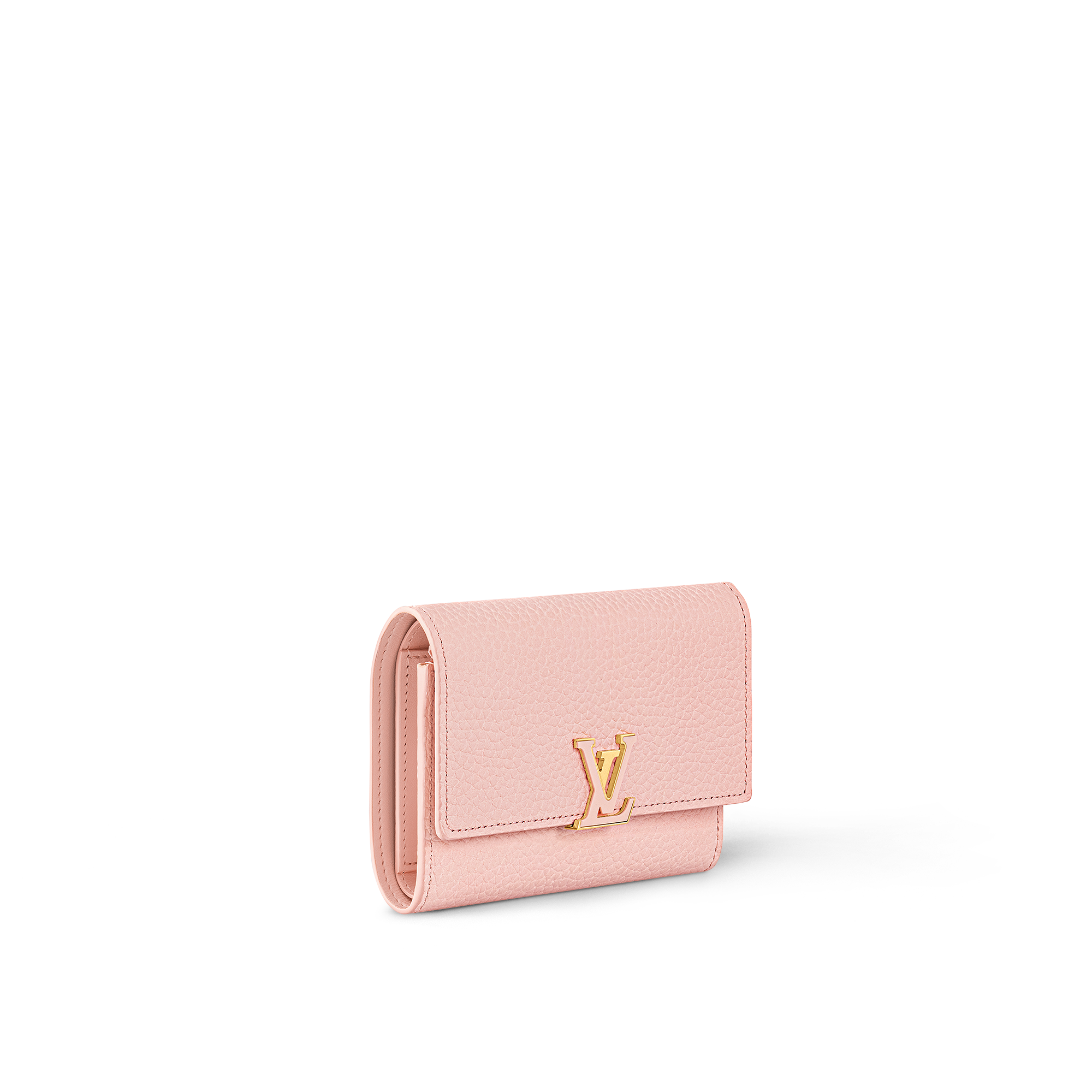 Capucines Compact Wallet Taurillon Leather in Women