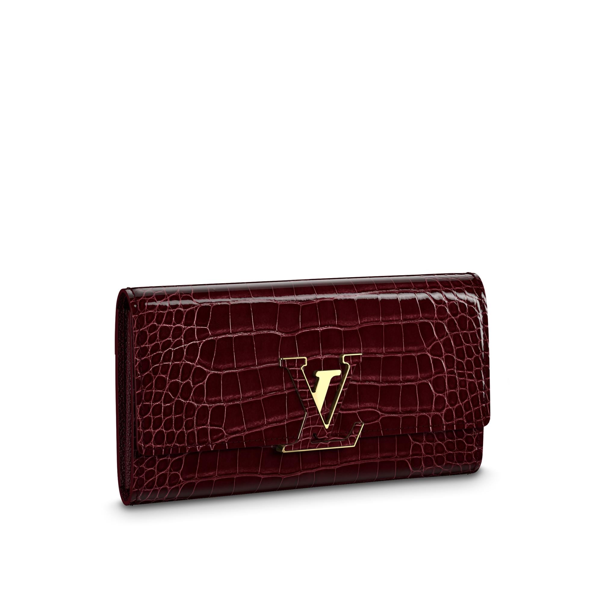 louis vuitton red wallet women's