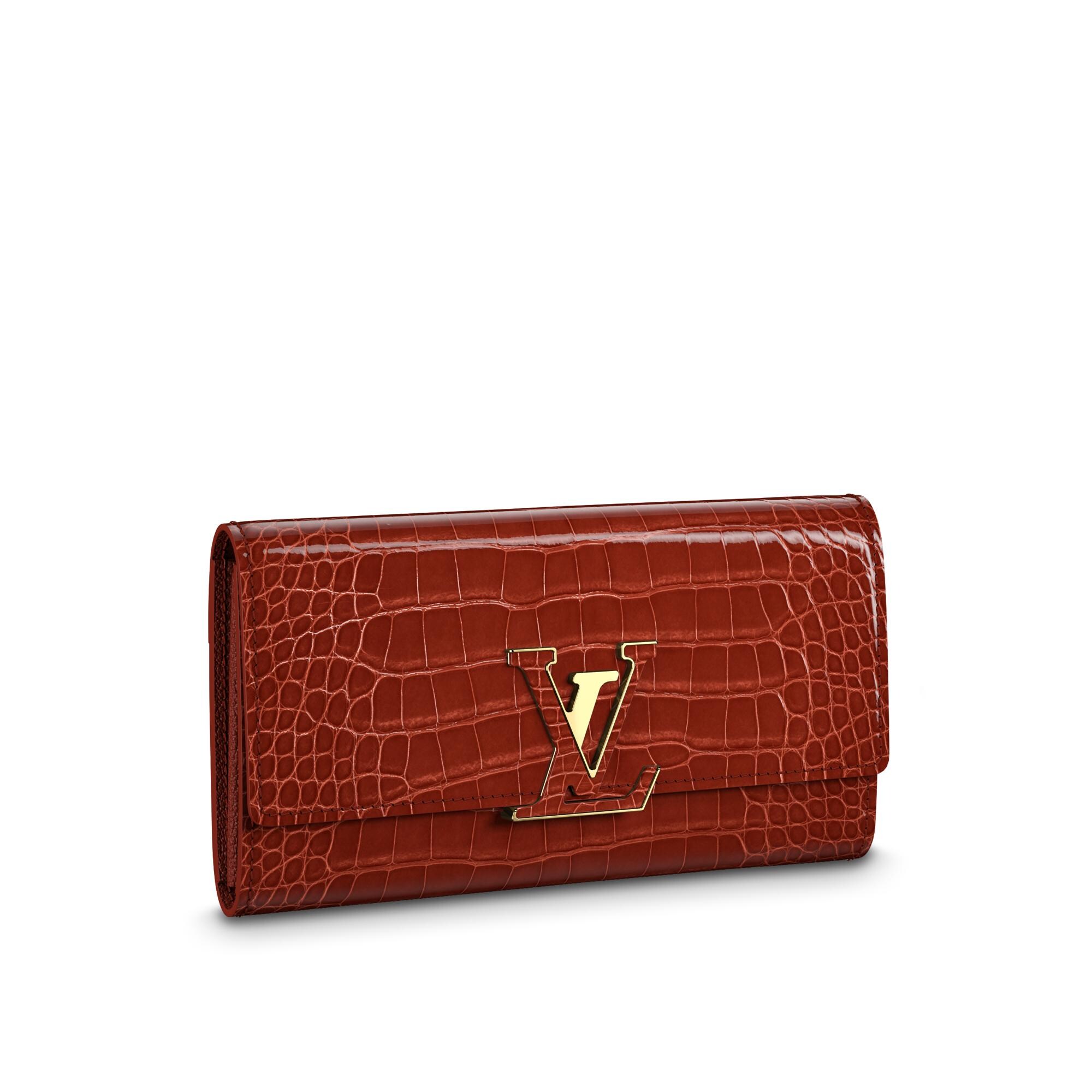 lv red wallet