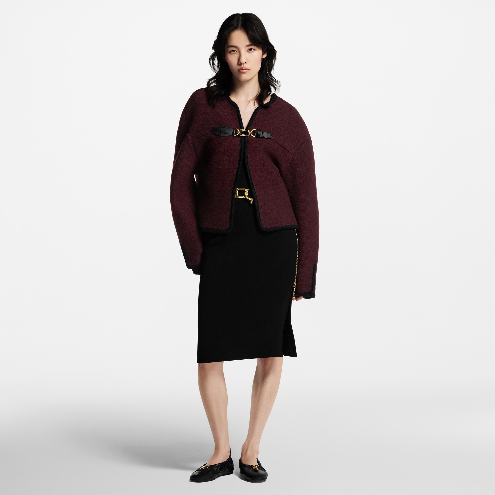 Carabiner Clip Boxy Jacket  in Women