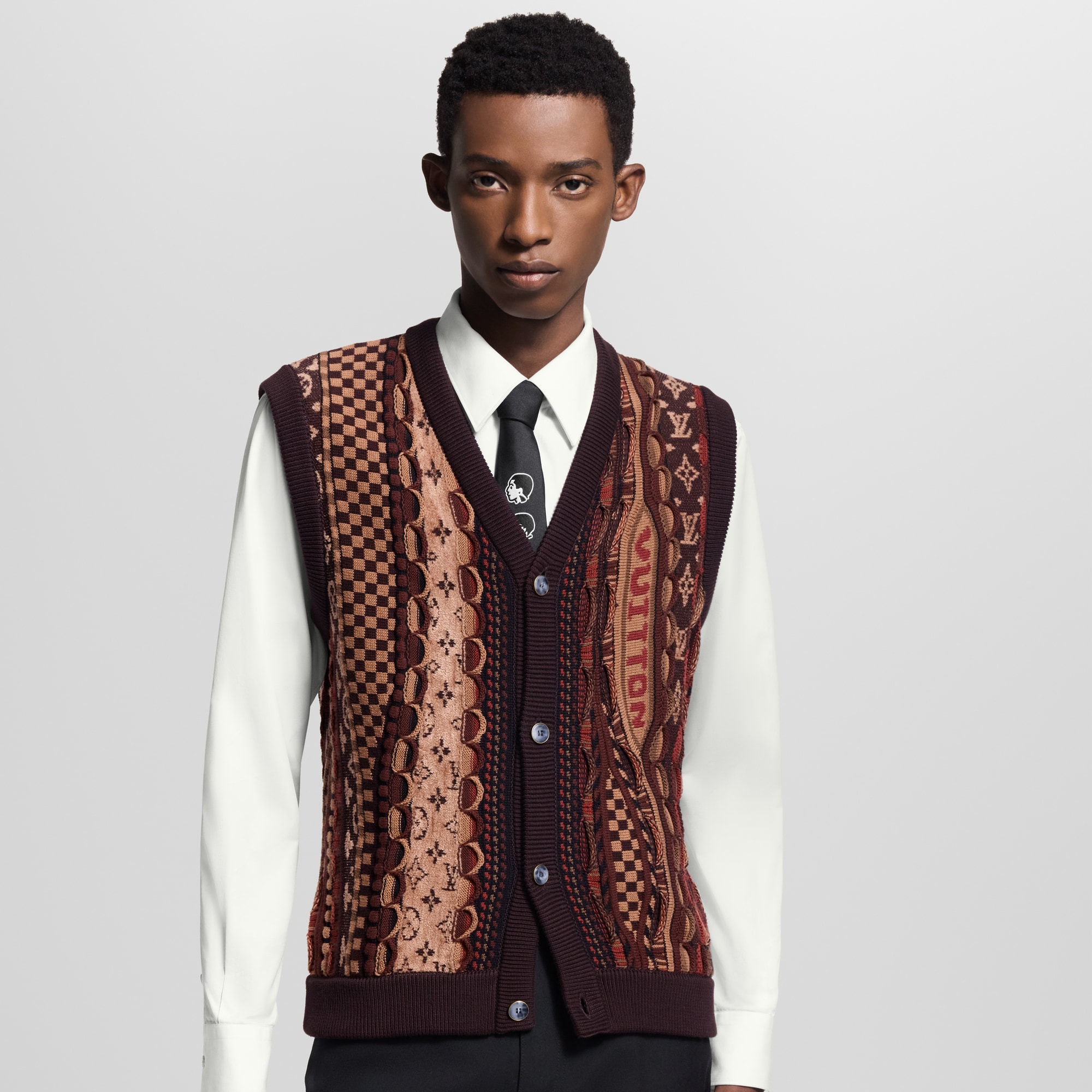 Cardigan Vest  in Men