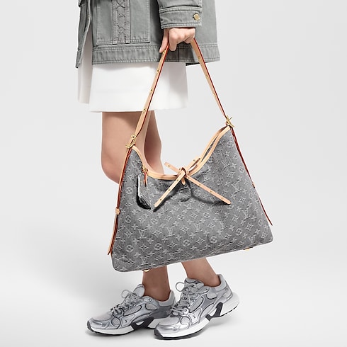 CarryAll MM Monogram Denim in Women's Handbags All Handbags collections by Louis Vuitton (Product zoom)
