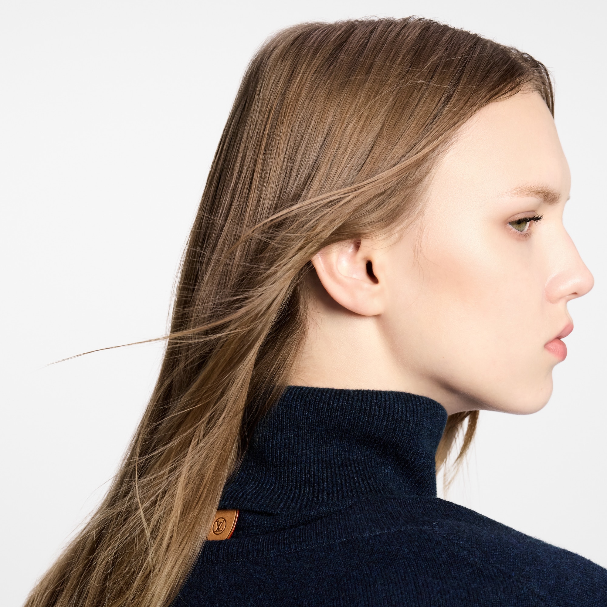 Cashmere Double Neck Pullover  in Women