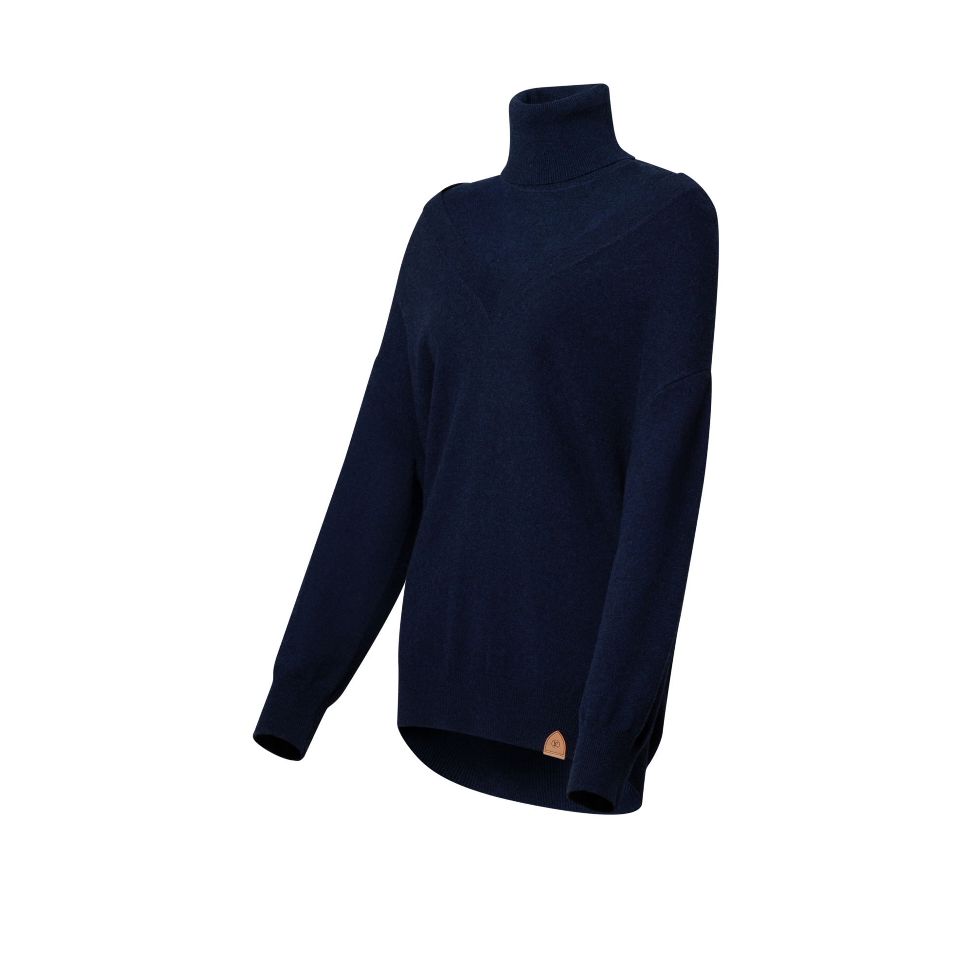 Cashmere Double Neck Pullover  in Women