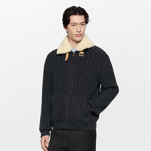 Cashmere-Wool Blouson in Men's Ready to Wear All Ready-To-Wear collections by Louis Vuitton (Product zoom)