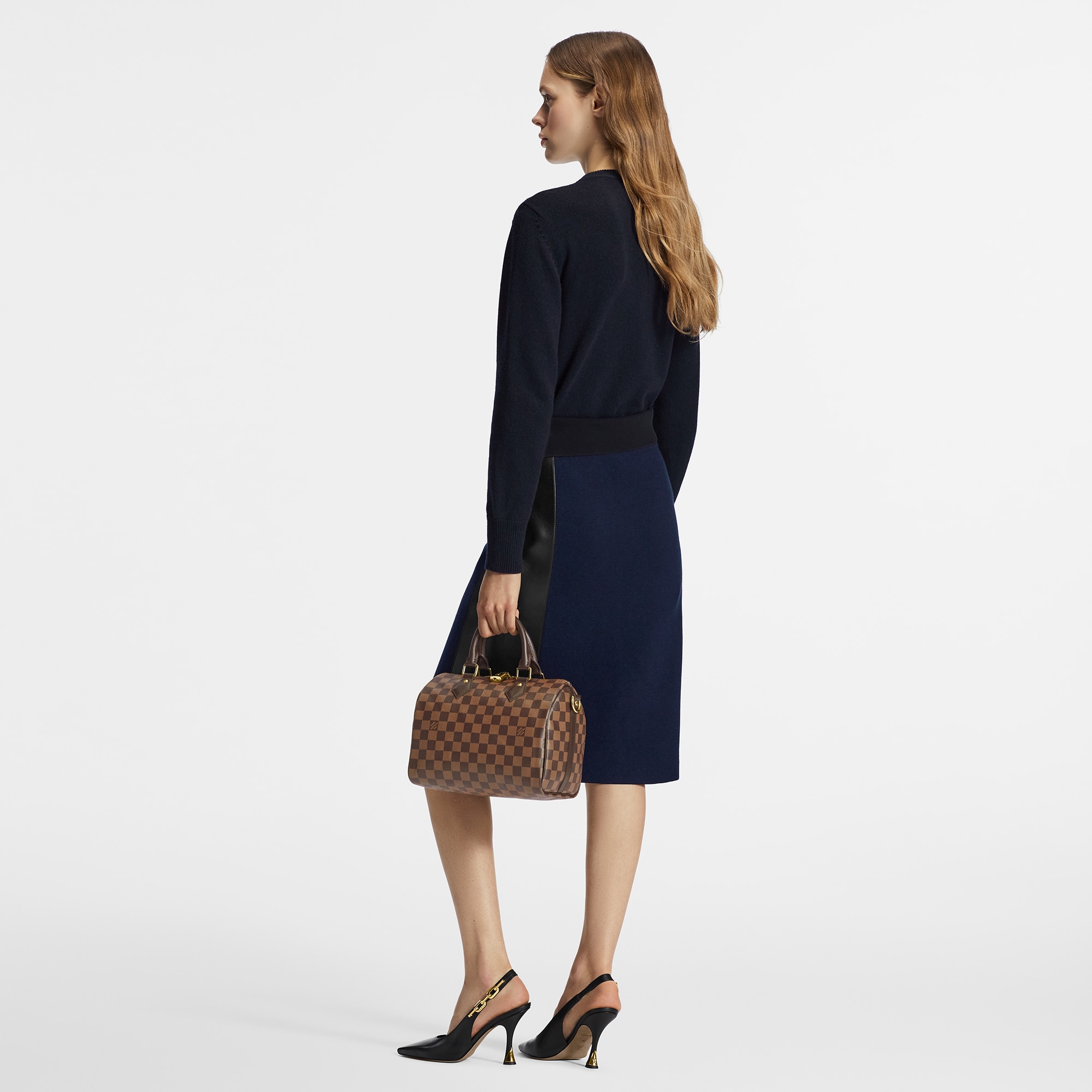 Chain Detail Patch Sweater  in Women