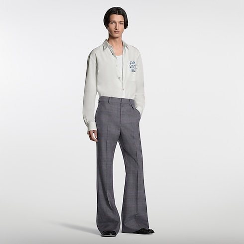 Check Tailored Flared Pants
in Men's Ready to Wear Pants collections by Louis Vuitton (Product zoom)