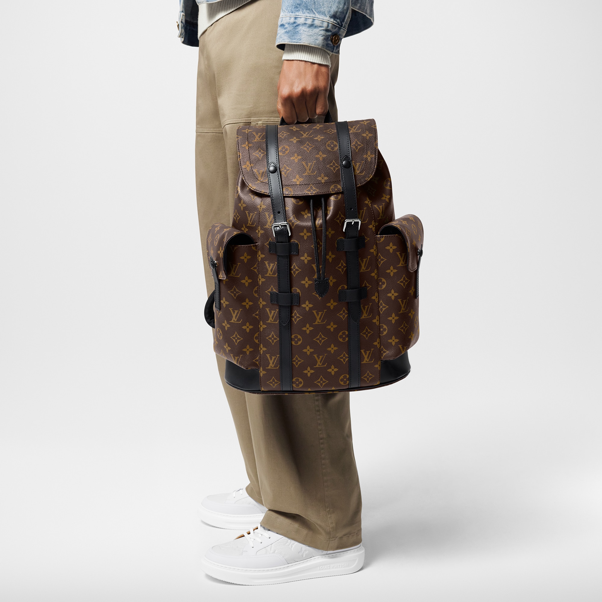Christopher MM Monogram Macassar Canvas in Men