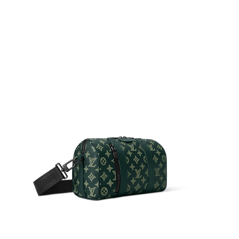 City Keepall Monogram Shadow Leather in Bags and Small Leather Goods's Men Bags LV Icons collections by Louis Vuitton (Product zoom)