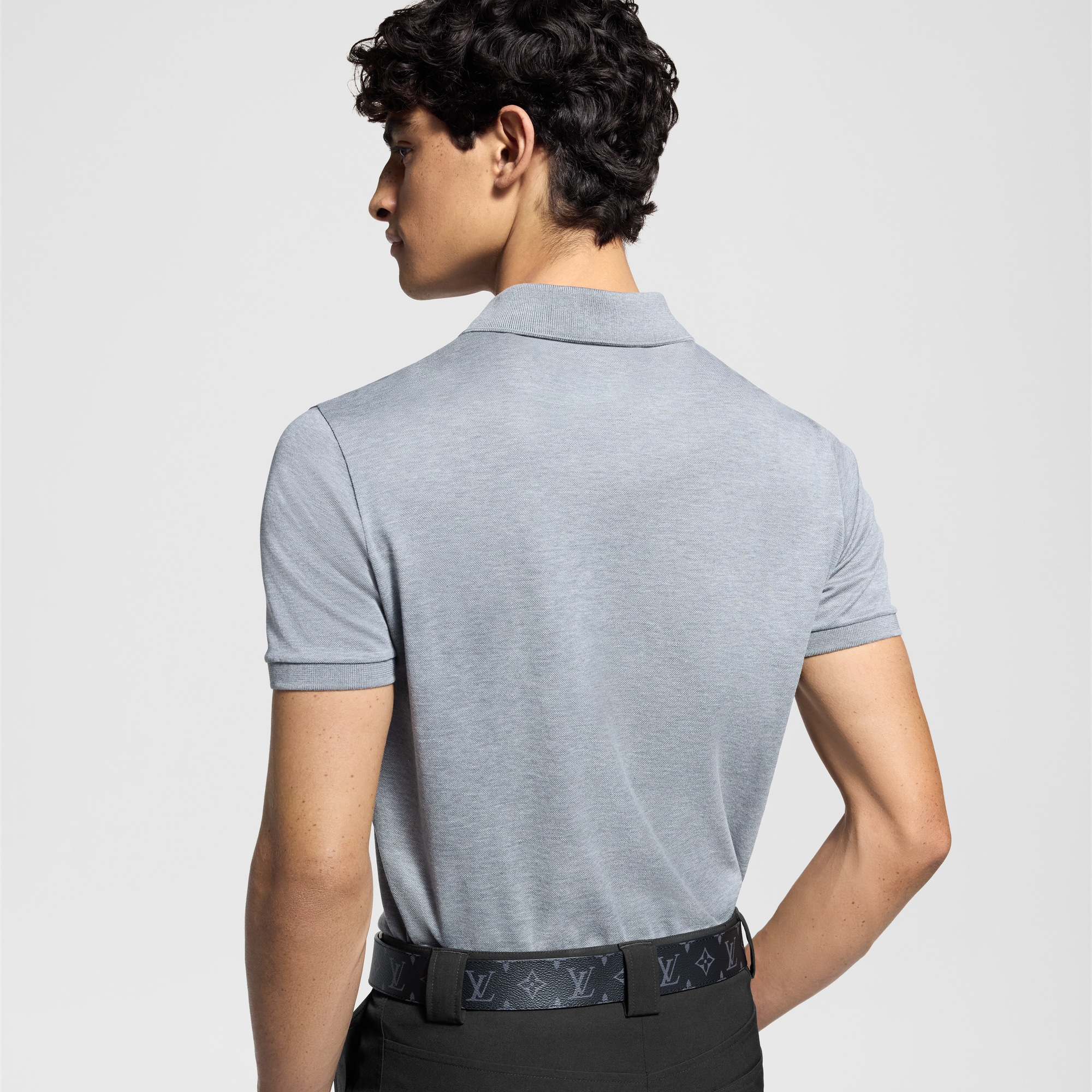 Classic Short Sleeve Pique Polo  in Men