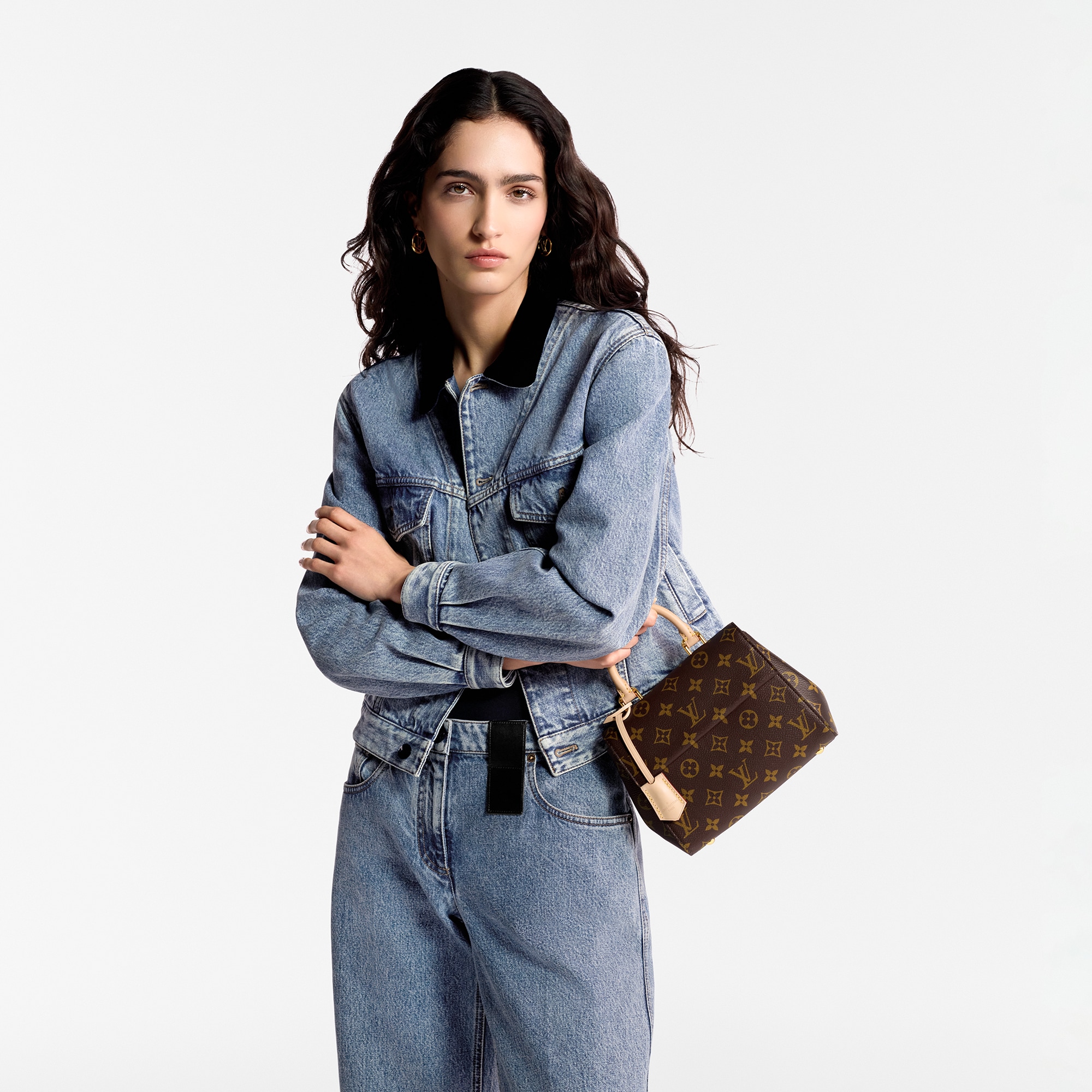 Cluny Mini Monogram Canvas in Women