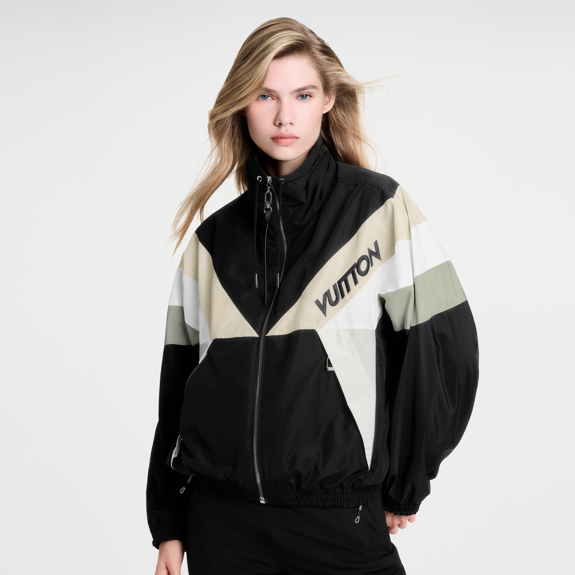 Color-Blocked Windbreaker  in Women