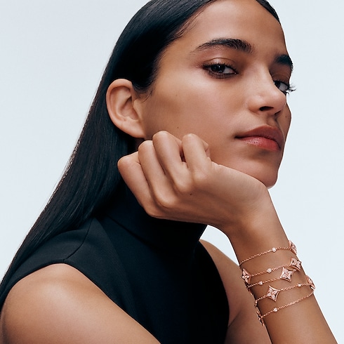 Color Blossom BB Star Multi-Motif Long Necklace, Pink Gold and Diamonds in Jewelry's Categories Necklaces and Pendants collections by Louis Vuitton (Product zoom)