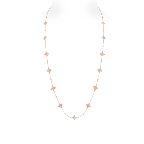Color Blossom BB Star Multi-Motif Long Necklace, Pink Gold and Diamonds in Jewelry's Categories Necklaces and Pendants collections by Louis Vuitton (Product zoom)