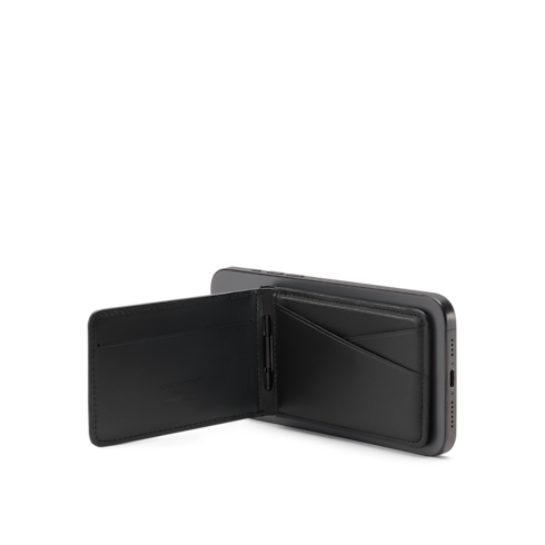 Compact Magnet Monogram Midnight in Bags and Small Leather Goods's Men Small Leather Goods Card Holders collections by Louis Vuitton (Product zoom)