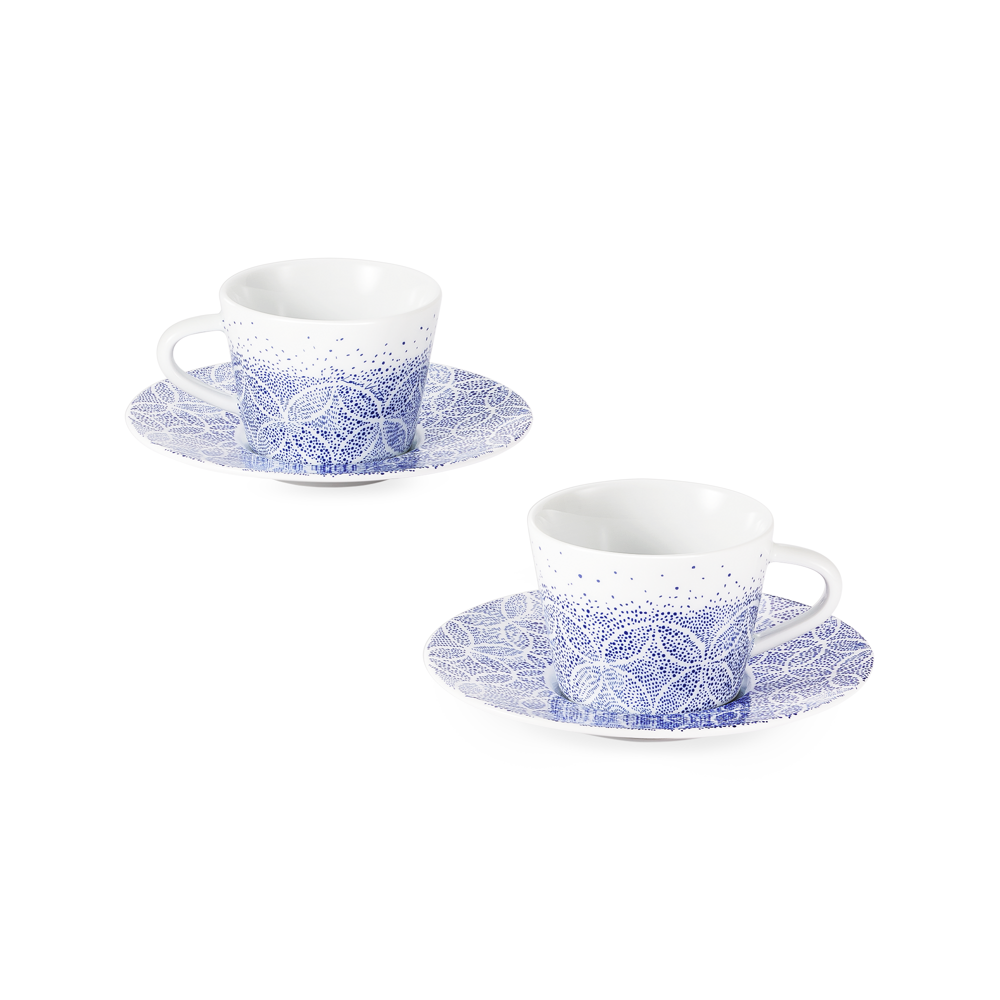 Constellation Set of 2 Coffee Cups and Saucers   in Trunks, Travel and Home