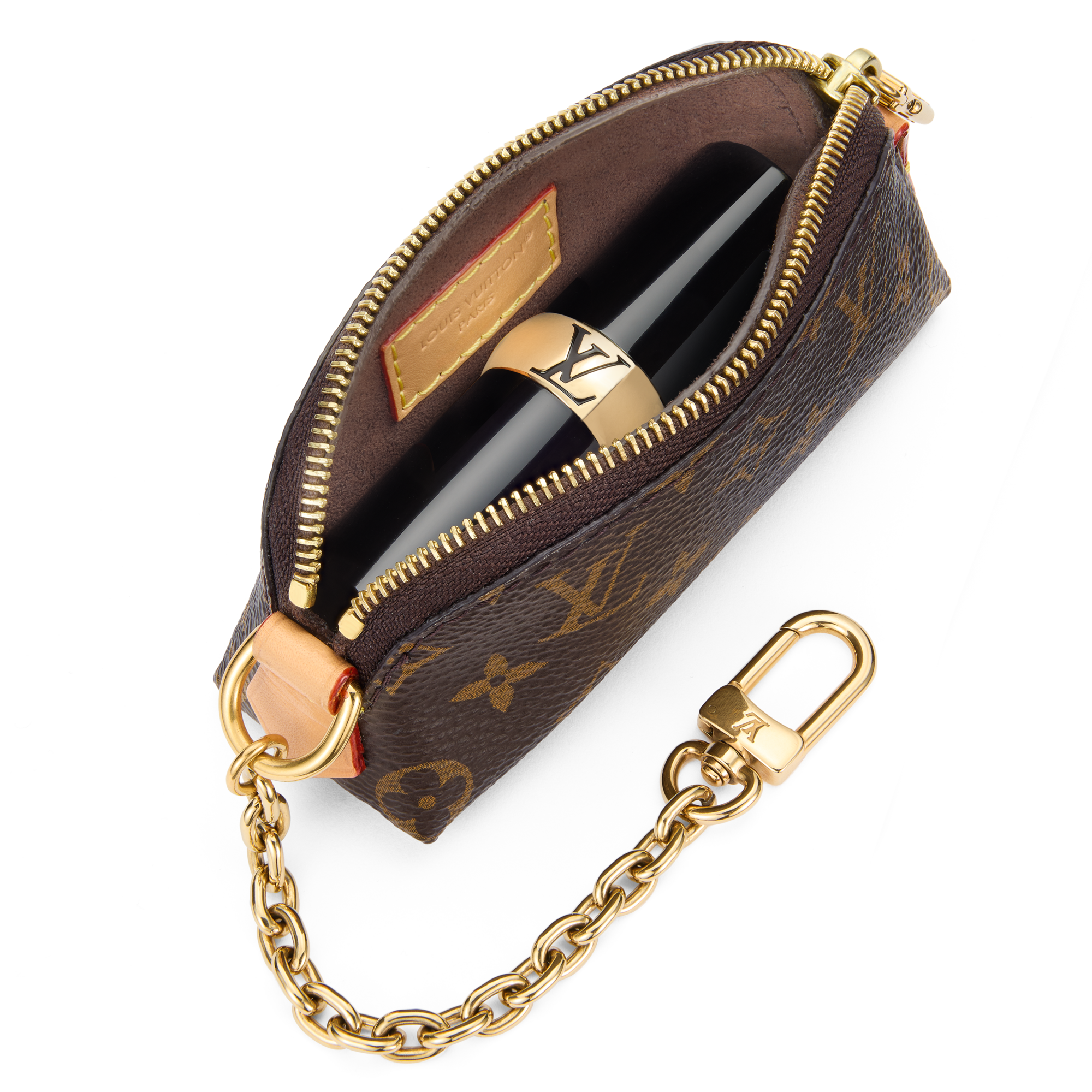 Cosmetic Lipstick Pouch Monogram Canvas in Women