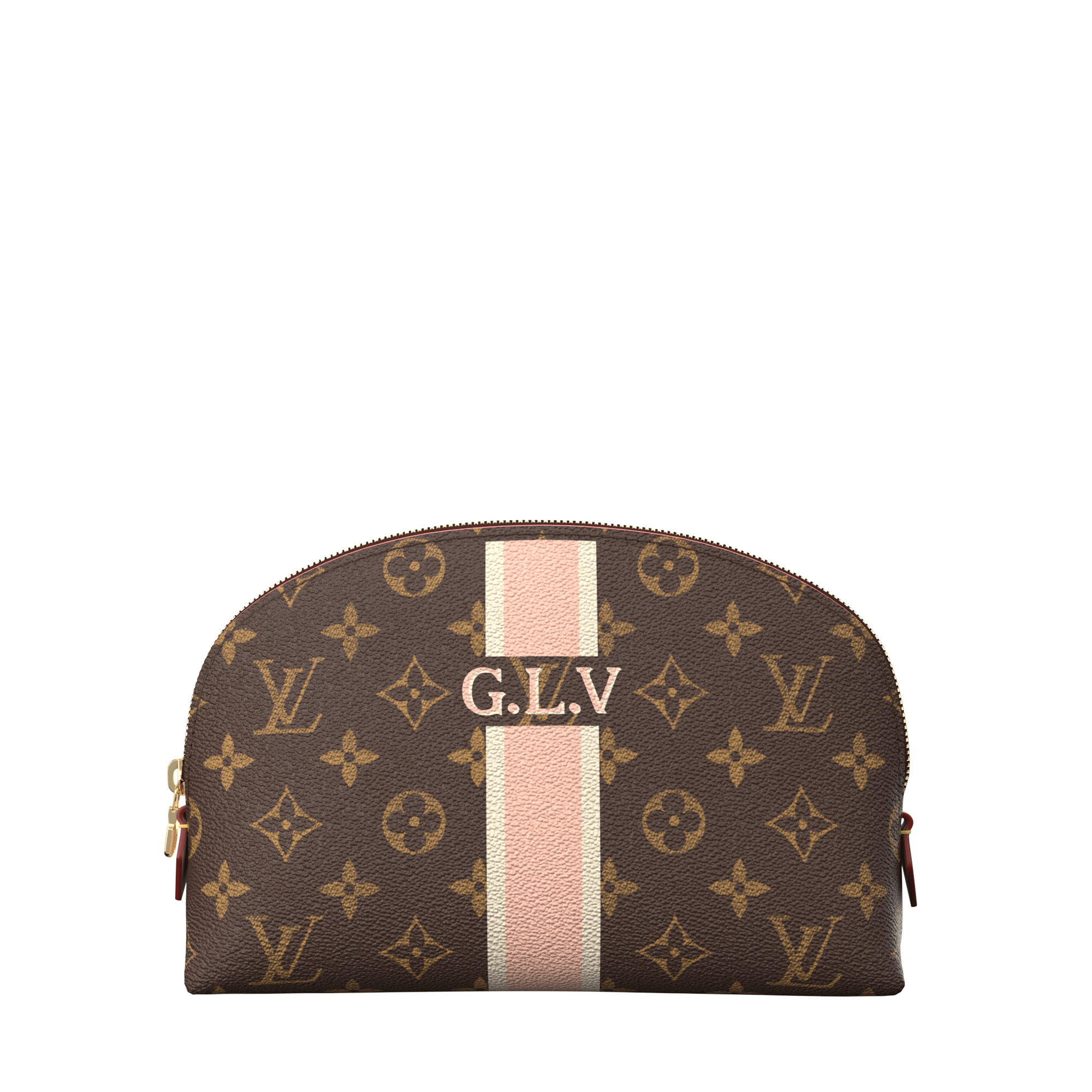 Clear Monogram 3-pc Cosmetic Pouch lv with Beige Trim Louis Vuitton LV x TM Monogram Multicolor Cosmetic Pouch GM  main image 3