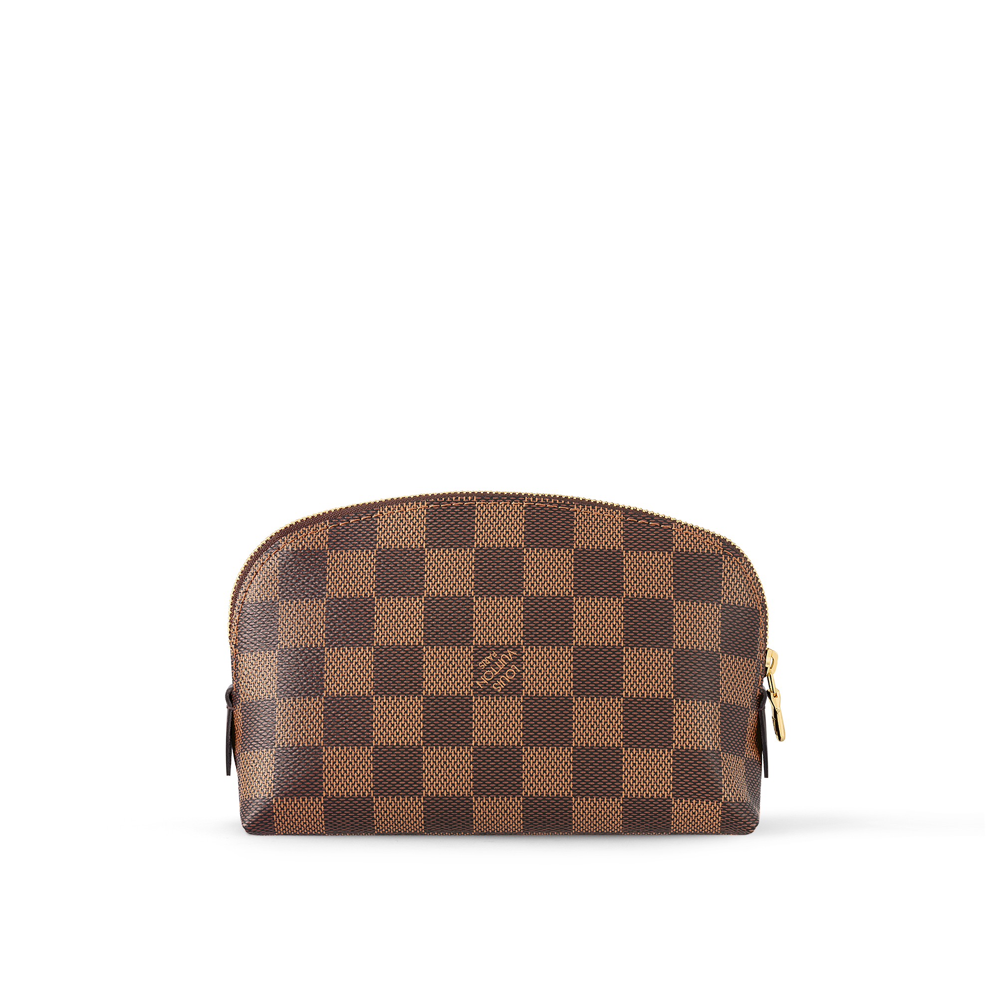 Cosmetic Pouch PM Damier Ebene Canvas in Women