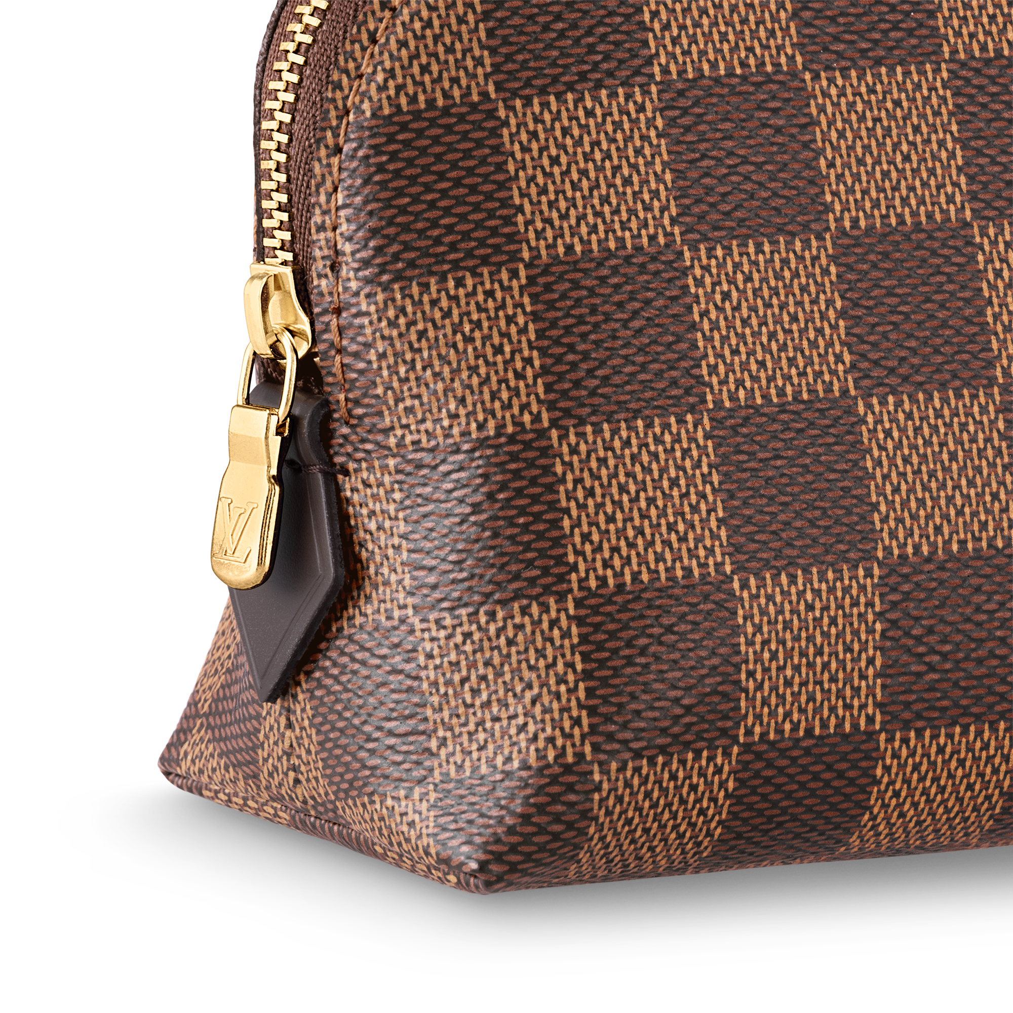 Cosmetic Pouch PM Damier Ebene Canvas in Women