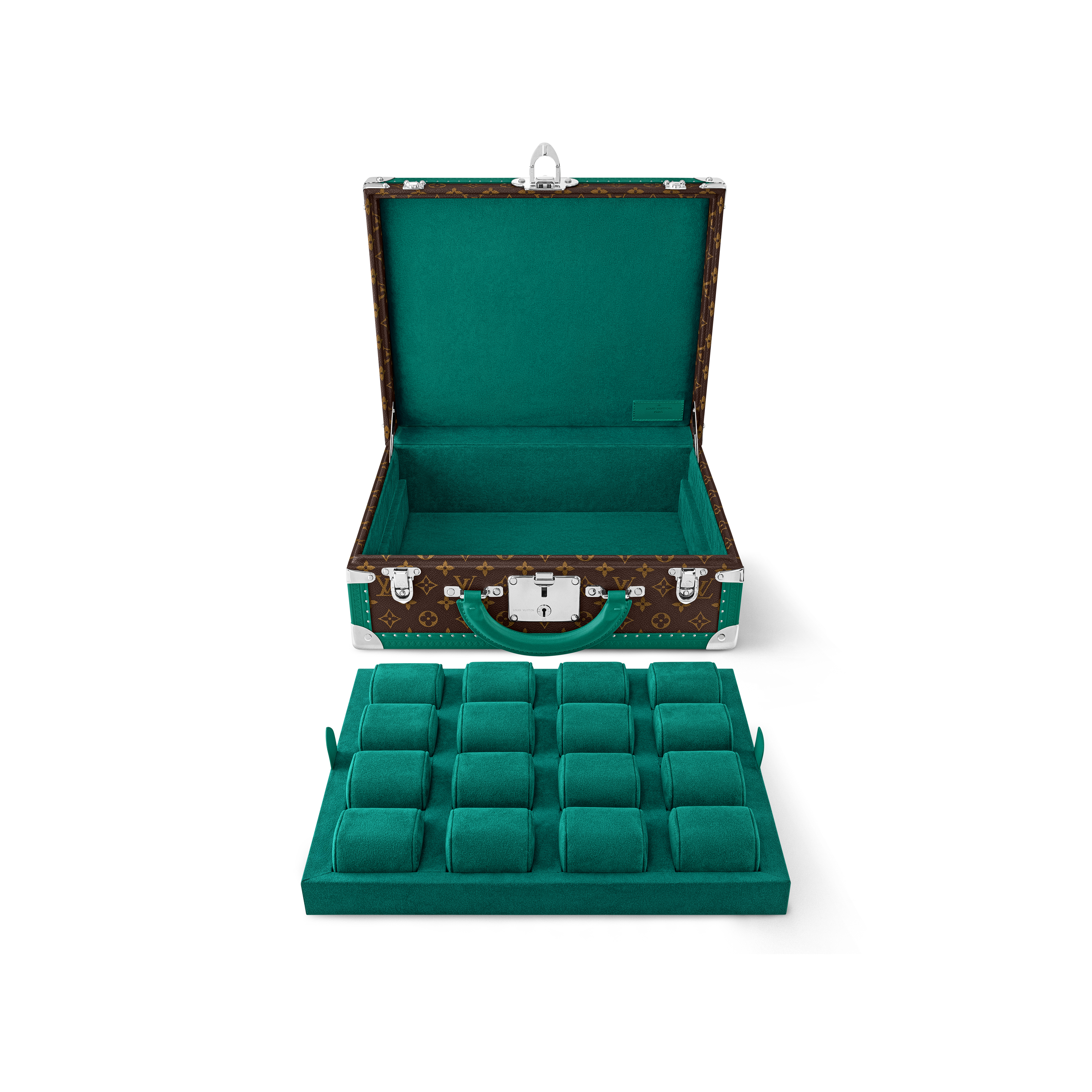 Cotteville 16 Montres Monogram Macassar Canvas in Trunks, Travel and Home