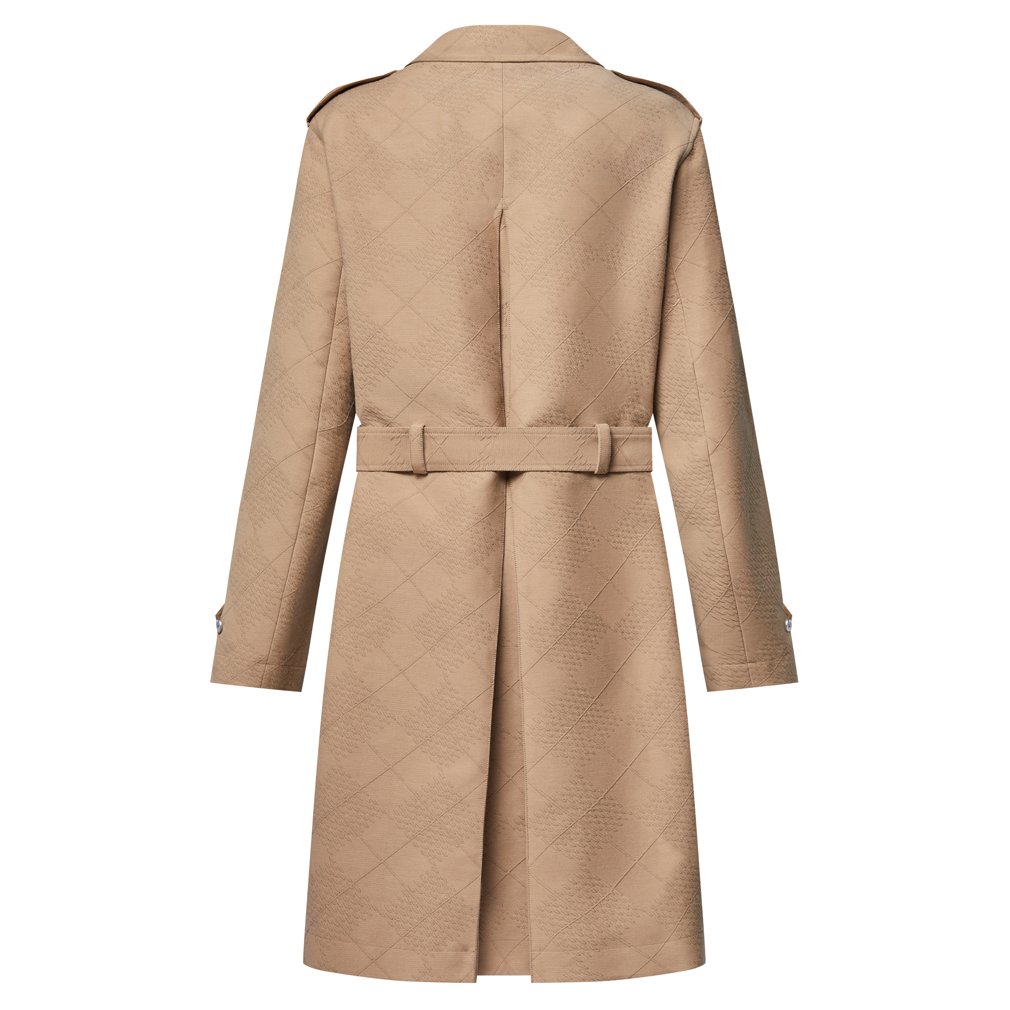 Cotton-Silk Blend Trench  in Men